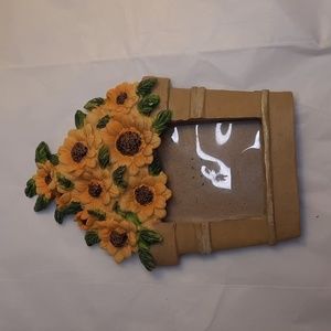 Sunflower basket picture frame spring summer